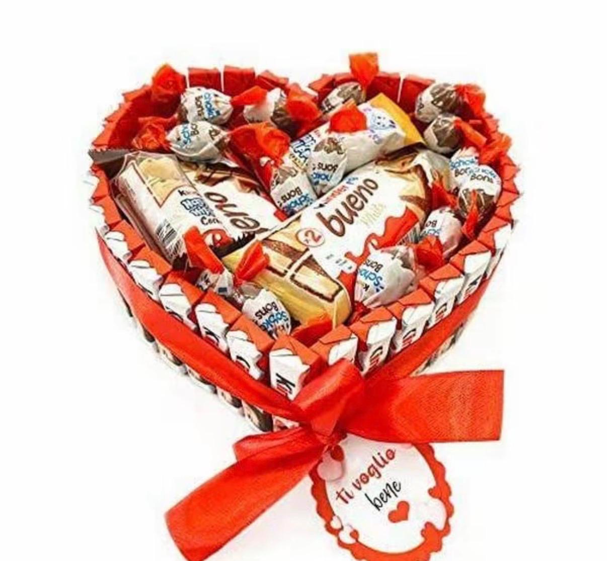 Caja Corazón Kinder Selección