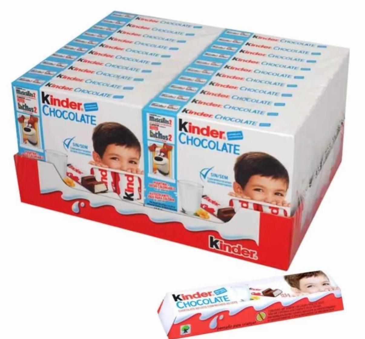 Kinder Chocolate Barritas